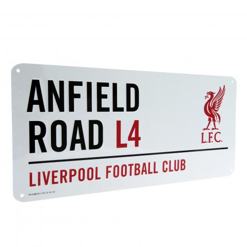 FC Liverpool cedule na zeď Street Sign