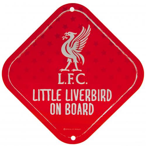 FC Liverpool cedule dítě v&nbsp;autě Little Dribbler - FC Liverpool vlajky, plakáty