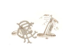 FC Rangers manžetové knoflíčky Silver Plated RFC Cufflinks