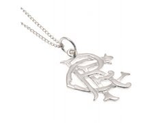 FC Rangers řetízek na krk s přívěškem Sterling Silver Pendant & Chain Medium