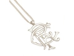 FC Rangers řetízek na krk s přívěškem Sterling Silver Pendant & Chain Fixed