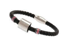 FC Rangers náramek Colour Ring Leather Bracelet