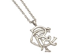 FC Rangers řetízek na krk s přívěškem Scroll Crest Stainless Steel Pendant & Chain