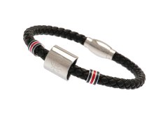 FC Rangers náramek Colour Ring Leather Bracelet