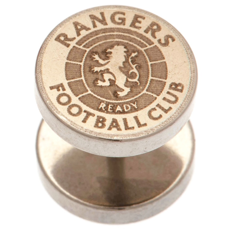 FC Rangers náušnice Ready Crest Stainless Steel Stud Earring