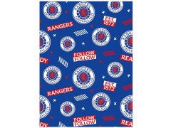 FC Rangers balící papír Text Gift Wrap