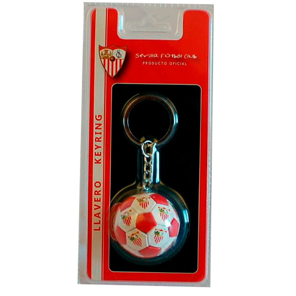 FC Sevilla přívěšek na klíče Ball - FC Sevilla klíčenky, náramky, šperky