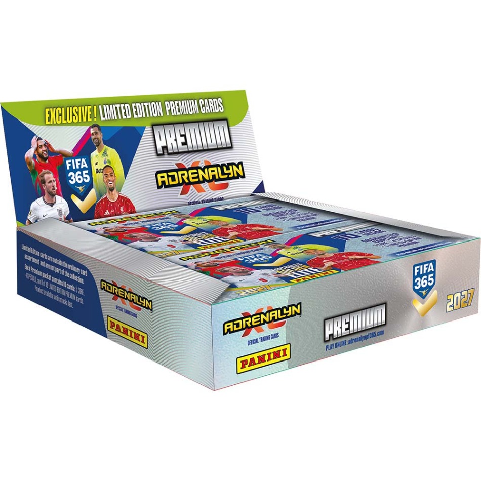 Fotbalové boxy fotbalové karty FIFA 365 Adrenalyn XL 2027 Premium