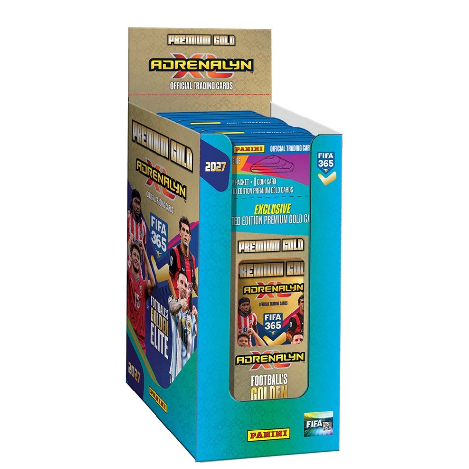 Fotbalové boxy fotbalové karty FIFA 365 Adrenalyn XL 2027 Gold - Fotbalové boxy