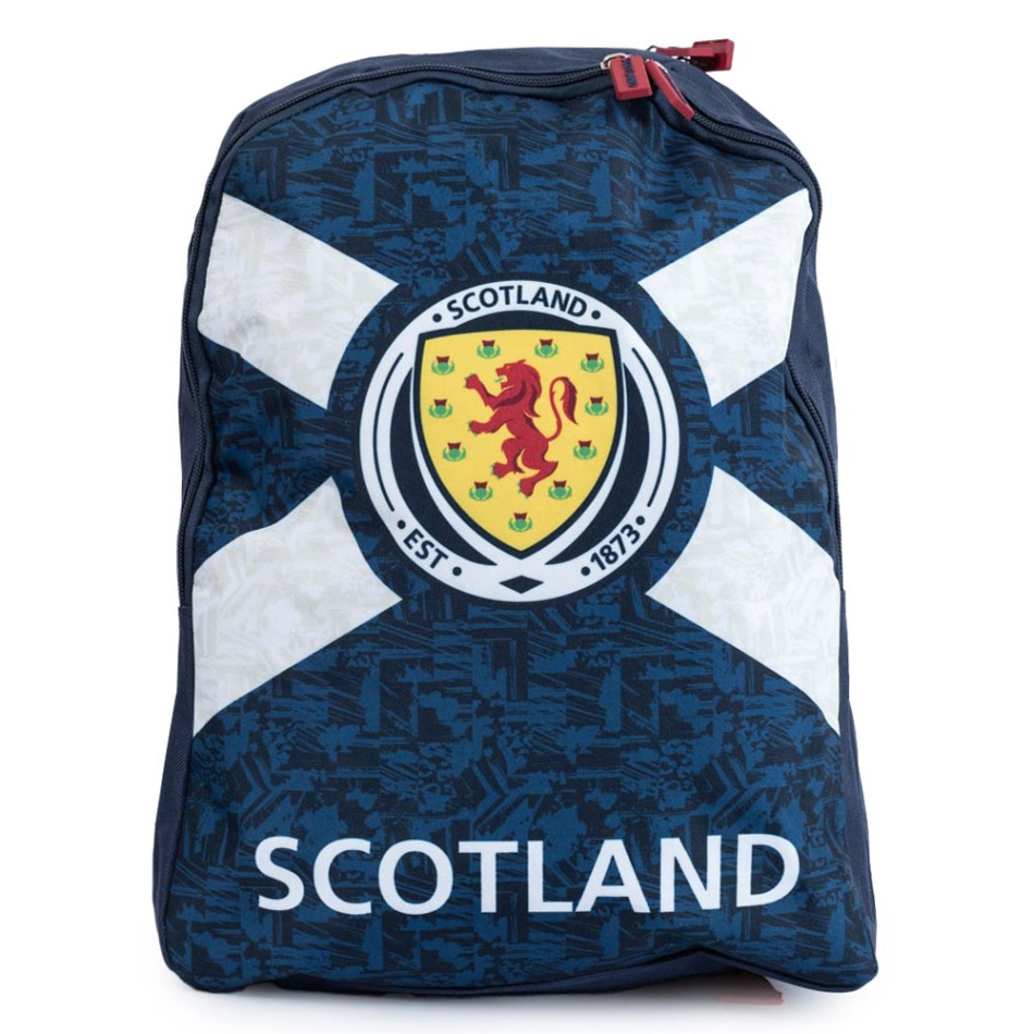 Fotbalové reprezentace batoh na záda Scottish FA Navy blue large full color crest - Fotbalové reprezentace batohy, tašky, gymsaky
