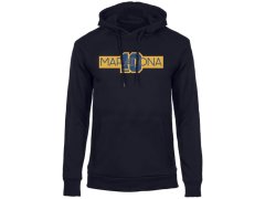 Fotbalové reprezentace pánská mikina s&nbsp;kapucí DIEGO MARADONA navy