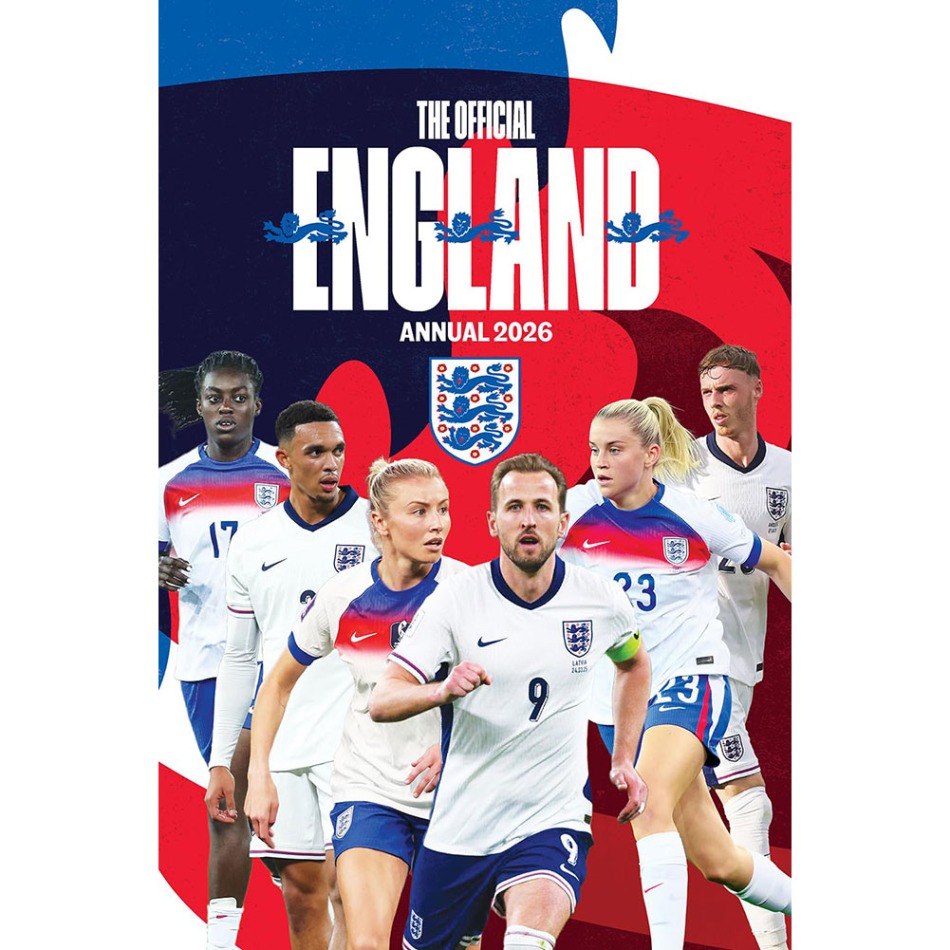 Fotbalové reprezentace kniha ročenka England FA 2026