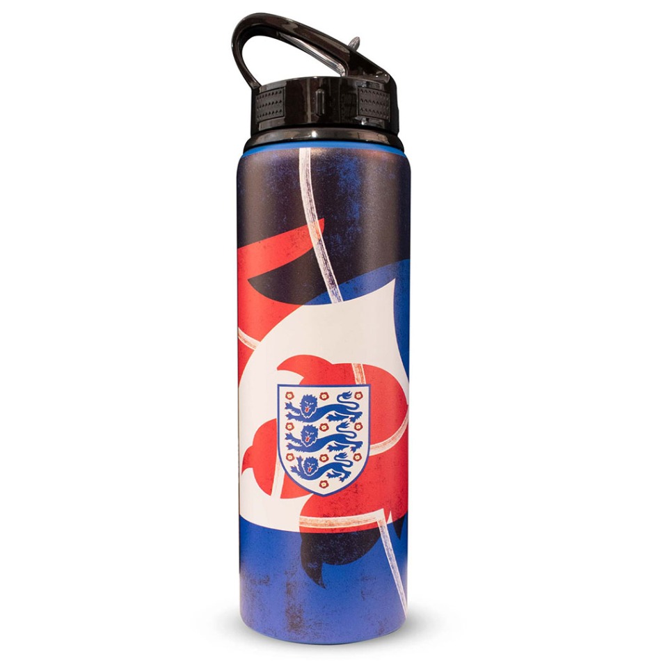 Fotbalové reprezentace láhev na pití England Aluminium 3 Lions Drinks Bottle