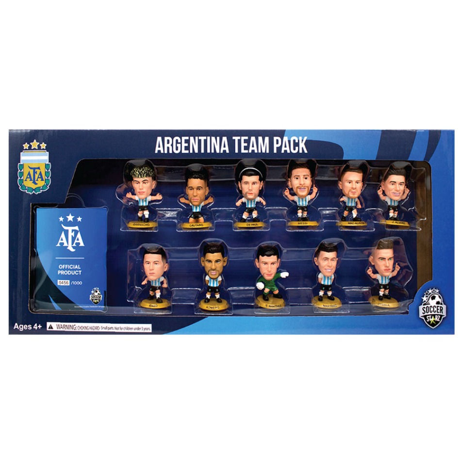 Fotbalové reprezentace figurka Argentina SoccerStarz 11 Player Team Pack limited edition only 1000 pieces - Fotbalové reprezentace ostatní suvenýry