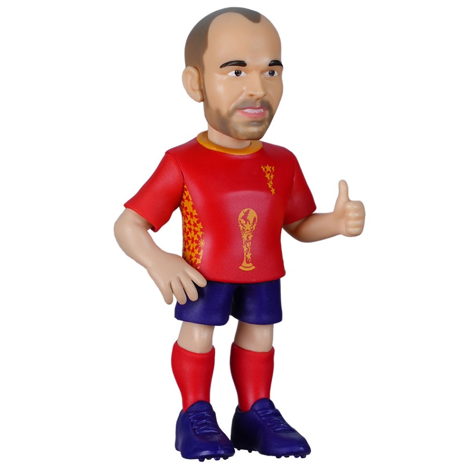 Fotbalové reprezentace figurka MINIX Legends Spain Iniesta - Fotbalové reprezentace ostatní suvenýry