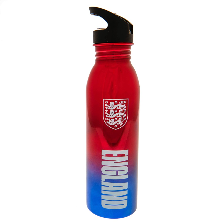 Fotbalové reprezentace láhev na pití England UV Metallic drinks bottle - Fotbalové reprezentace sklenice, hrníčky, misky