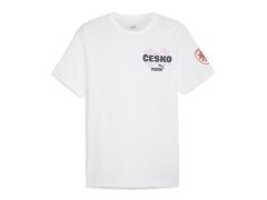 Fotbalové reprezentace pánské tričko Czech republic Ftblicons Tee white