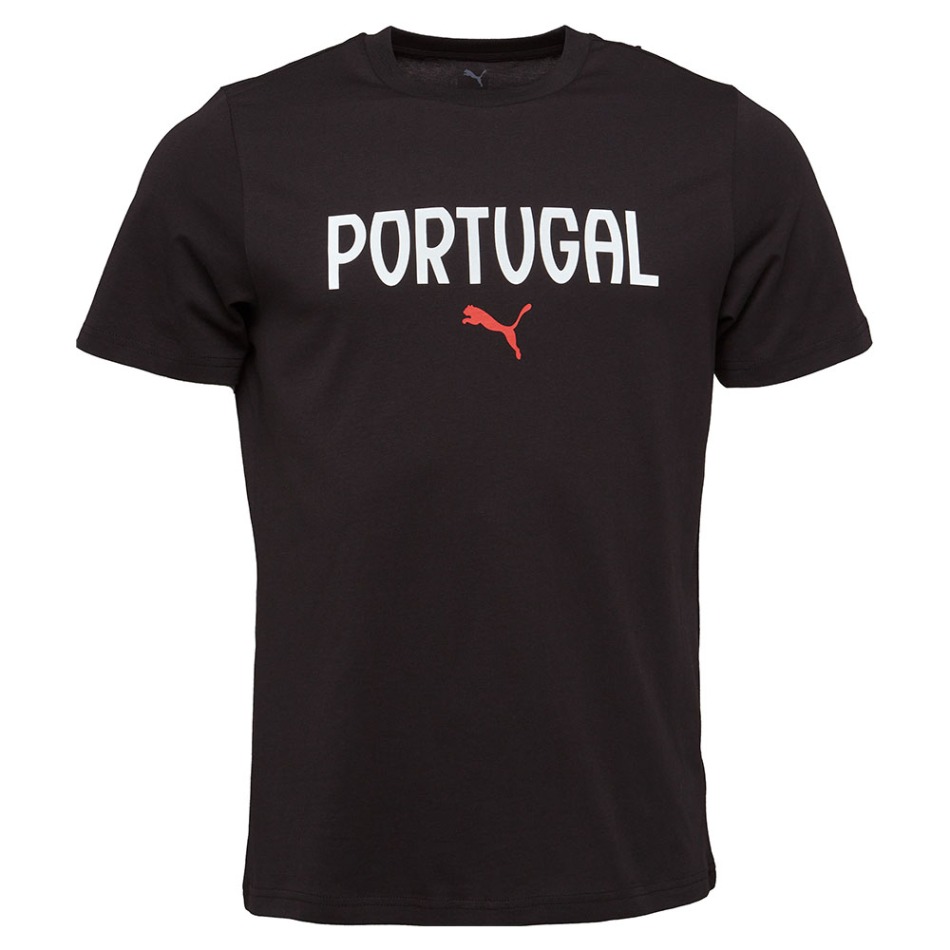 Fotbalové reprezentace pánské tričko Portugal fblNRGY black