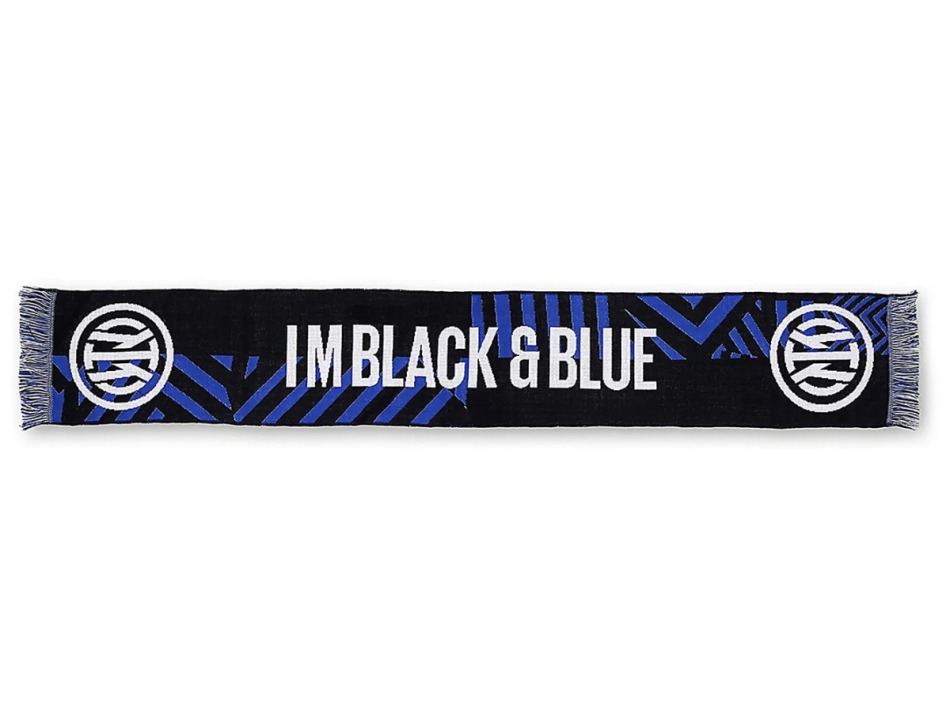 Inter Milan zimní šála im black blue - Inter Milan kšiltovky, čepice, rukavice