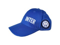 Inter Milan čepice baseballová kšiltovka text blue