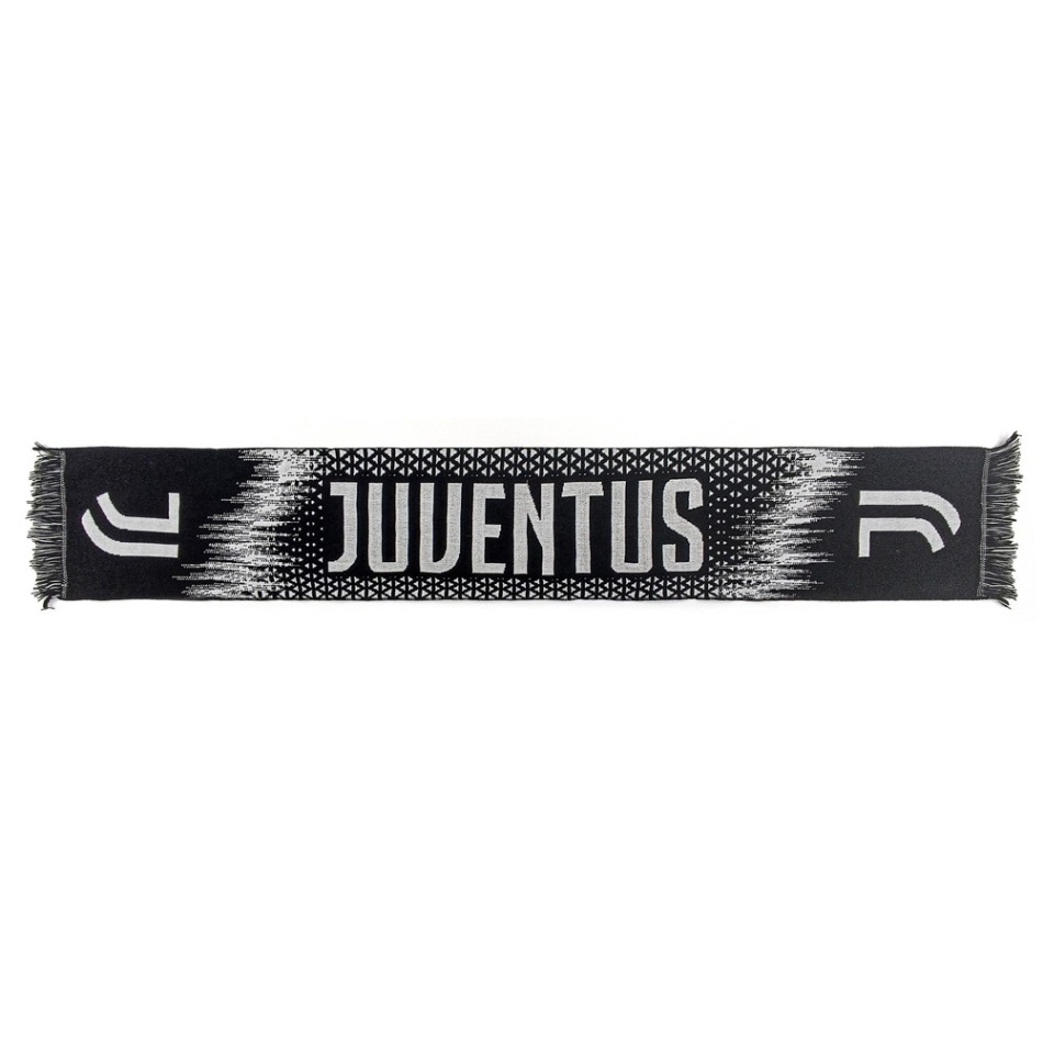 Juventus Turín zimní šála black white