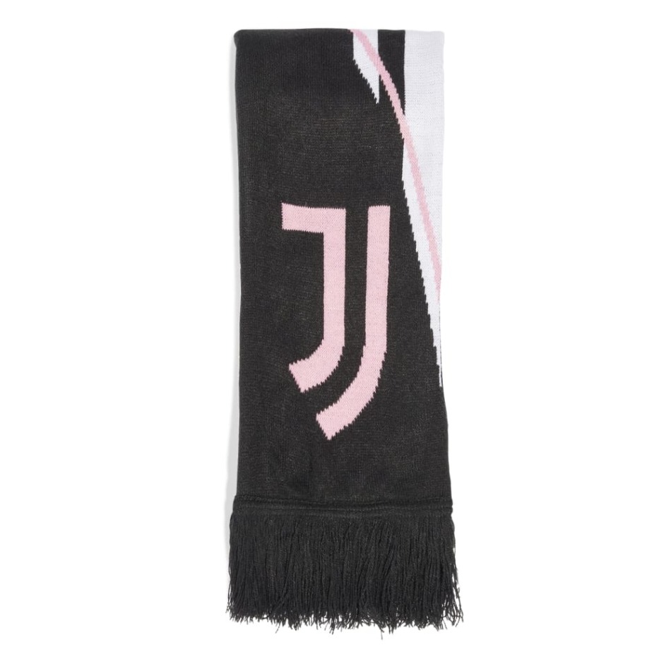 Juventus Turín zimní šála scarf black - Juventus Turín šály, čepice, rukavice