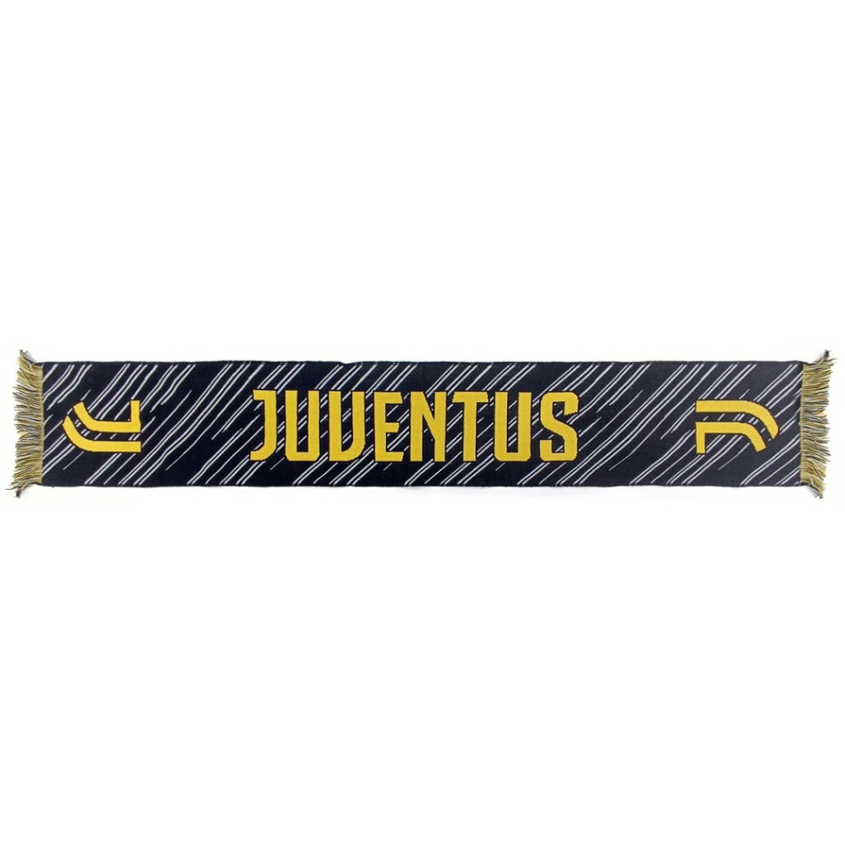 Juventus Turín zimní šála Text yellow - Juventus Turín šály, čepice, rukavice