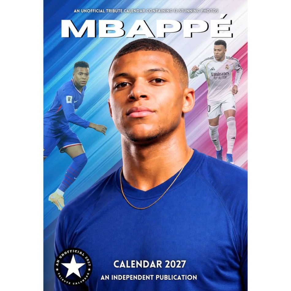 Kylian Mbappé kalendář 2027 - Kylian Mbappé