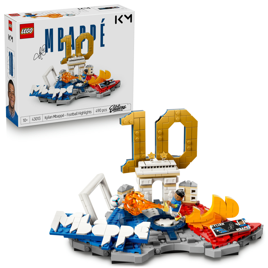 Kylian Mbappé stavebnice Lego Editions 43013 - Kylian Mbappé