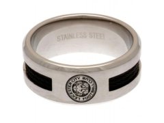Leicester City prsten Black Inlay Ring Medium