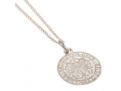 Leicester City řetízek na krk s&nbsp;přívěškem Sterling Silver Pendant & Chain