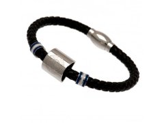 Leicester City kožený náramek Colour Ring Leather Bracelet