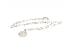 Leicester City řetízek na krk s přívěškem Silver Plated Pendant & Chain