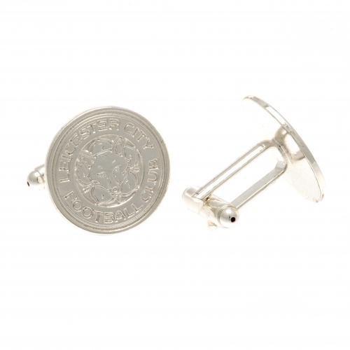 Leicester City manžetové knoflíčky Silver Plated Formed Cufflinks - Leicester City klíčenky, náramky, šperky