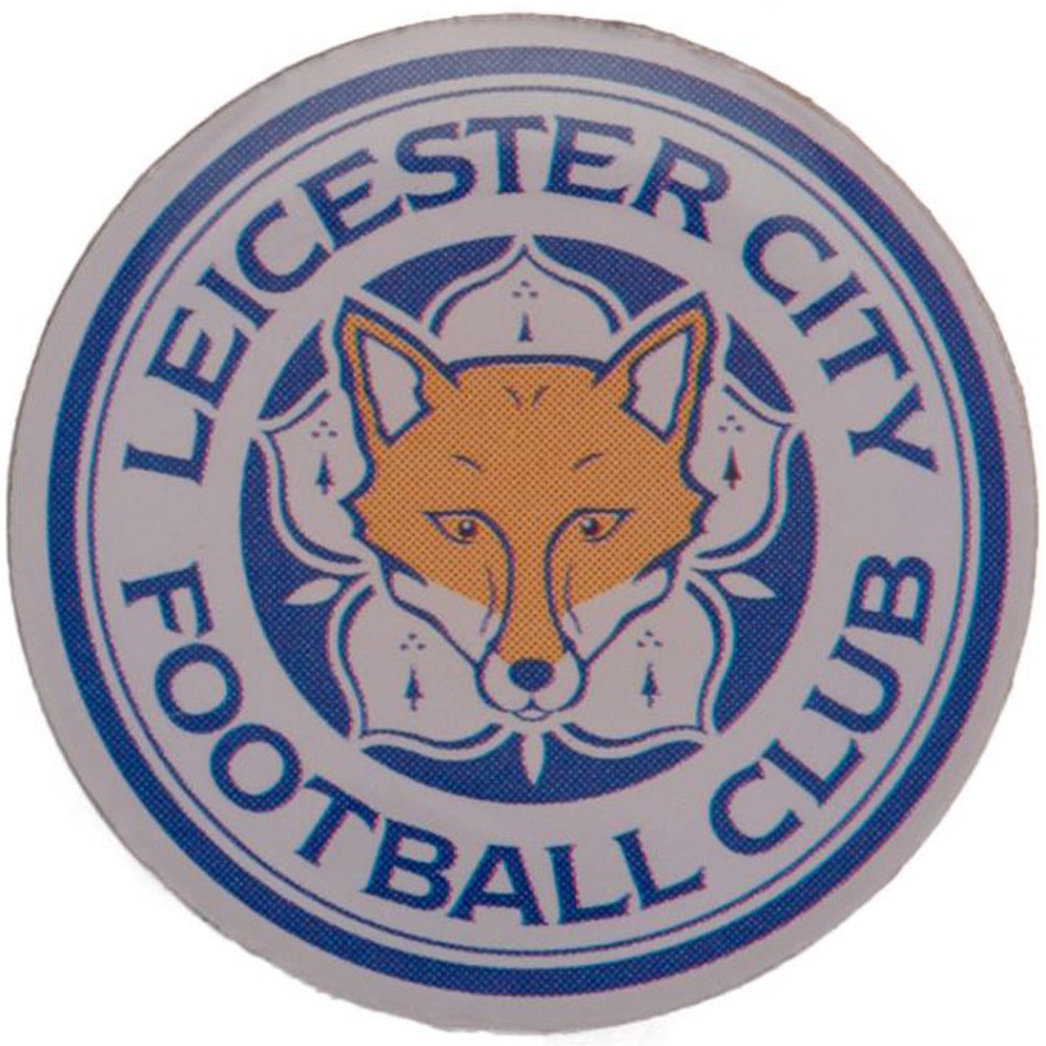 Leicester City odznak with logo - Leicester City klíčenky, náramky, šperky