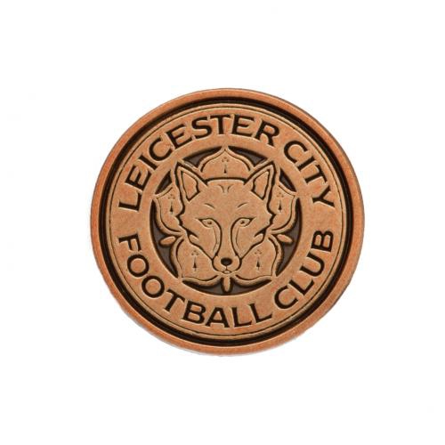 Leicester City odznak Antique Gold - Leicester City ostatní suvenýry