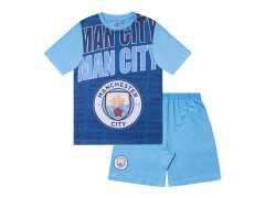 Manchester City dětské pyžamo text navy
