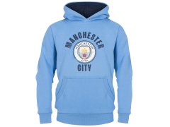 Manchester City dětská mikina s kapucí Hoody sky