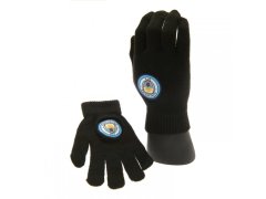 Manchester City dětské rukavice Knitted Gloves Junior