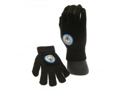 Manchester City dětské rukavice Knitted Gloves Junior