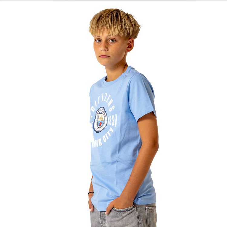 Manchester City dětské tričko Big Logo - Manchester City dětské oblečení