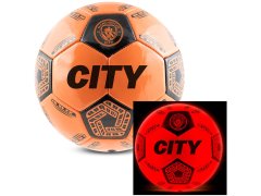 Manchester City fotbalový míč LED Glow Football - size 5