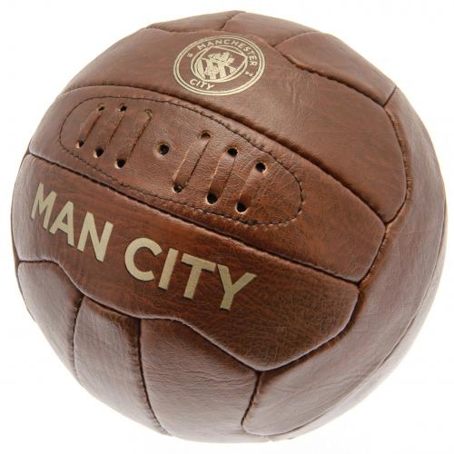 Manchester City fotbalový míč Faux Leather - size 5 - Manchester City fotbalové vybavení
