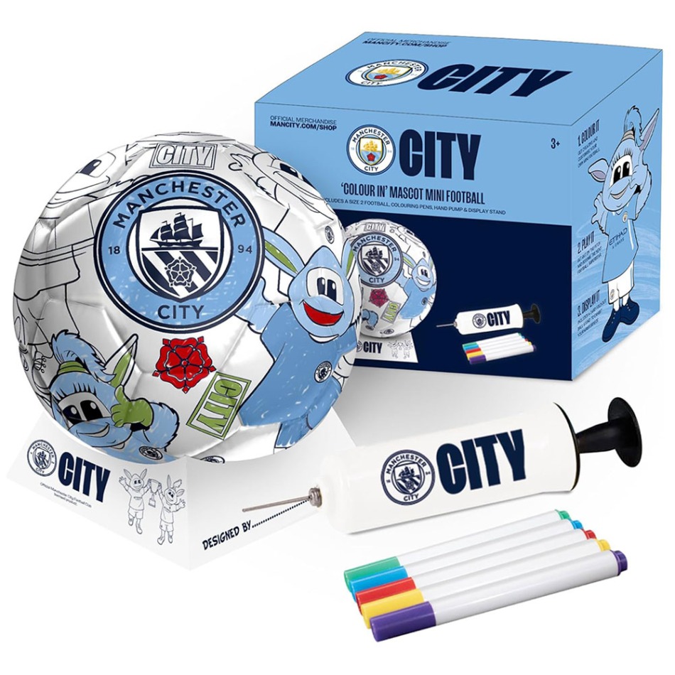 Manchester City fotbalový míč Colour - size 2 - Manchester City fotbalové vybavení