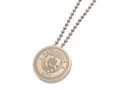 Manchester City řetízek na krk s přívěškem Stainless Steel Pendant & Chain