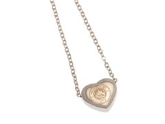 Manchester City přívěšek na krk Stainless Steel Heart Necklace