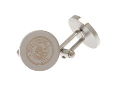 Manchester City manžetové knoflíčky Stainless Steel Round Cufflinks
