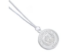 Manchester City řetízek na krk s přívěškem Sterling Silver