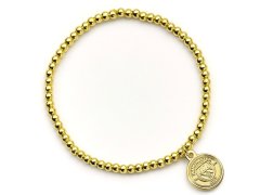 Manchester City náramek Gold Finish Bead