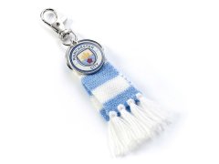 Manchester City přívěšek na tašku Blue Bar Scarf